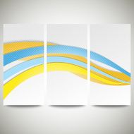 Abstract flyers set wave vector design N2