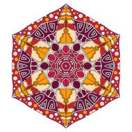Abstract background ornament geometric vintage N3
