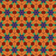 Abstract background ornament geometric vintage seamless N26