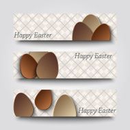 Happy Easter greeting banner N2