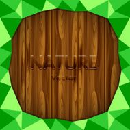 Wooden background with water text