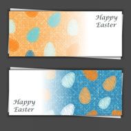 Happy Easter greeting banner N6