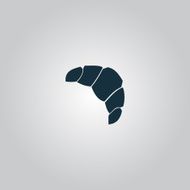 Vector icon of Croissant N2
