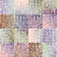 Patchwork of knitted patches N2