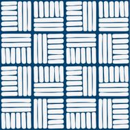 Hand drawn seamless indigo pattern N5