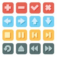 Set of Symbol Icons for any use Vector EPS10