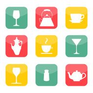 Cup vector and icon set great for any use