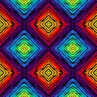 Abstract exotic pattern on rainbow colorful background