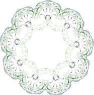 Floral abstract background N477