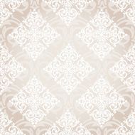 Vector seamless baroque damask luxury background N21