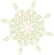 Floral abstract background N484