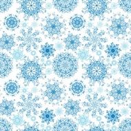 Seamless snowflakes pattern N8