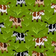 Seamless cow pattern N2