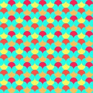 abstract retro geometric pattern N38