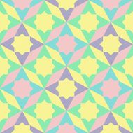 abstract retro geometric pattern N43