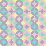 abstract retro geometric pattern N49