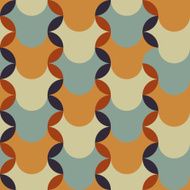 abstract retro geometric pattern N50