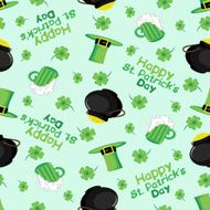 Patricks day Background Seamless