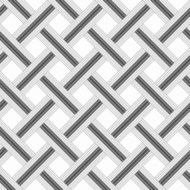 Monochrome pattern with light gray striped lattice on white