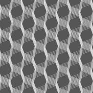 Monochrome pattern with light gray intersecting thin lines on gr