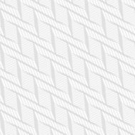 Monochrome pattern with light gray braid grid on white