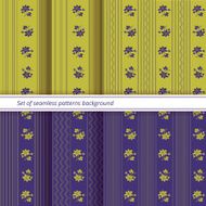 Seamless patterns vector set N11
