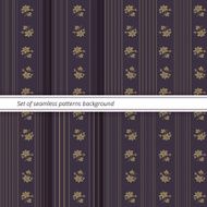 Seamless patterns vector set N12