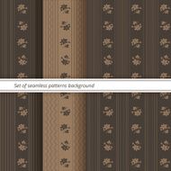 Seamless patterns vector set N13