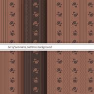 Seamless patterns vector set N14