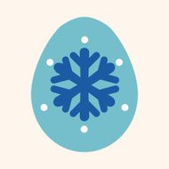 easter egg flat icon elements background eps10 N37