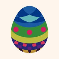 easter egg flat icon elements background eps10 N39
