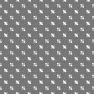 Monochrome pattern with crossing rounded rectangles on dotted ba