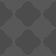Monochrome pattern with black wavy guilloche squares