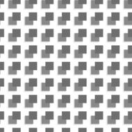 Geometrical pattern with gray and black squares
