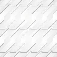 Grey paper tech shapes background
