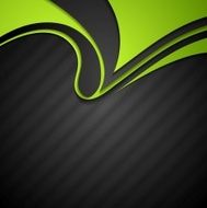 Vibrant corporate abstract background with wavy pattern