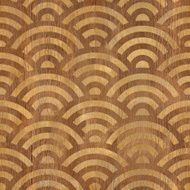 Abstract curved pattern - seamless background wooden surface