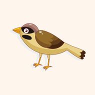 bird cartoon theme elements vector eps N183