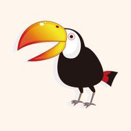 bird cartoon theme elements vector eps N186