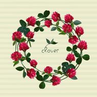 vector floral card N6