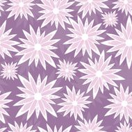 Grunge vector seamless flower background pattern