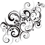 Swirling motif design