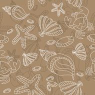 abstract marine seamless background
