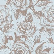 Seamless Floral Pattern with Roses N20