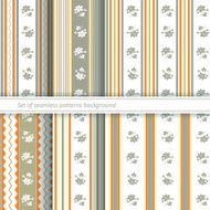 Seamless patterns vector set N24