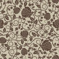 Seamless vector background with roses