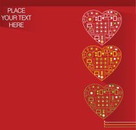 Background with hearts N9