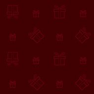 Seamless pattern of present box N2