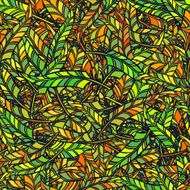 Seamless feather pattern Vector illustration N5