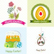 Template Easter greeting card N4